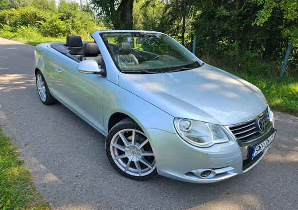 śląskie Volkswagen Eos cena 19999 przebieg: 208215, rok produkcji 2006 z Brzeg Dolny